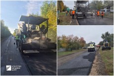 На Полтавщині за тиждень відновили 7,5 тисяч квадратних метрів місцевих доріг
